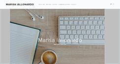 Desktop Screenshot of marisaiallonardo.com